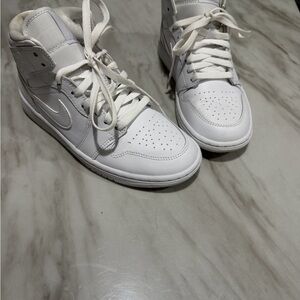 Nike Men's White High-Top Sneakers